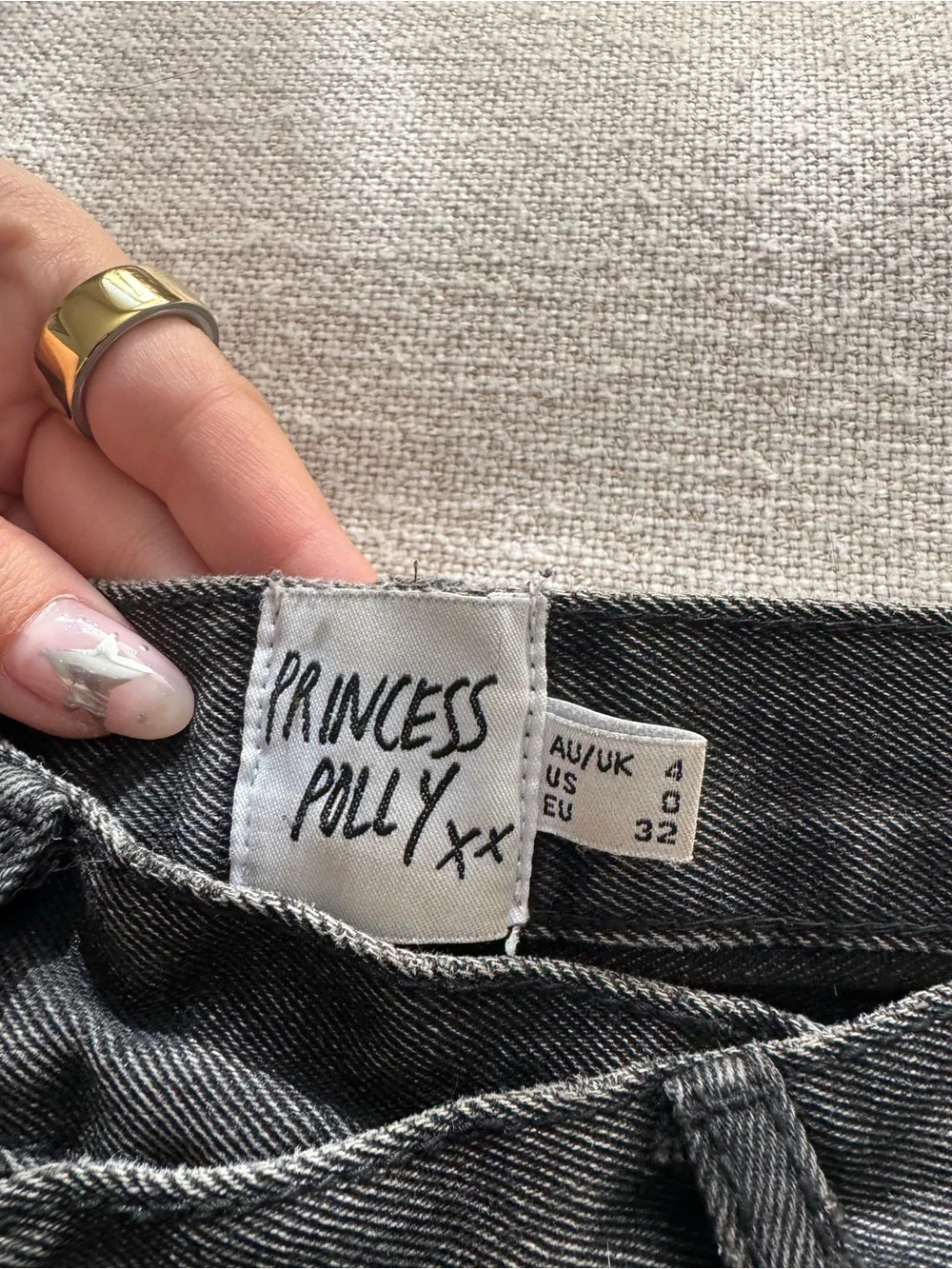 Princess Polly Long Denim Shorts